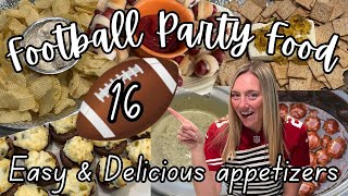 16 Easy and Delicious Football Party Appetizers gamedayappetizers [upl. by Aleen724]