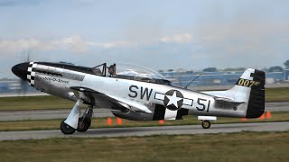 ScaleWings SW51 Carbon Mustang  Oshkosh 2023  Wednesday [upl. by Aivatnuahs]