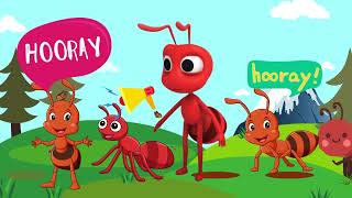 The Ants Go Marching  Counting with Ridz Play School  Nursery Rhymes  Kids Songs [upl. by Onaicnop]