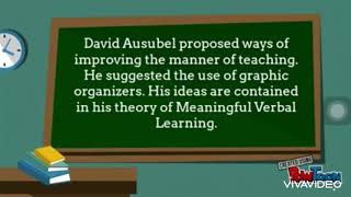 Ausubel’s Meaningful Verbal LearningSubsumption Theory This is for school project purposes only [upl. by Yeldud]