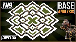 THE BEST TH9 HYBRIDTROPHY Base 2024  Town Hall 9 TH9 Hybrid Base Design – Clash of Clans [upl. by Silin]