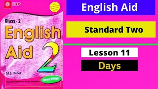 English Aid l STD 2 l Lesson 11 l Baro Luuqada English ka [upl. by Ettesus921]