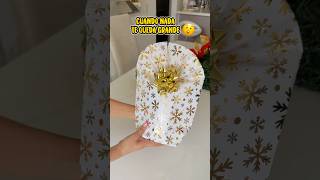 Un empaque divino que puedes hacer para tus regalos 🤗 navidad ideas hacks losabias tips tips [upl. by Herwig]