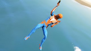 GTA 5 Epic Ragdolls  SpiderMan Funny Moments  Euphoria physicsJumpsFail [upl. by Eaton]