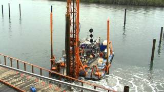 Pile Barge Installation [upl. by Janos395]