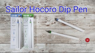 Sailor Hocoro Dip Pen  1st Impressions [upl. by Baxie]