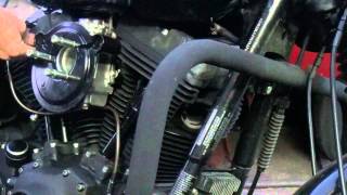 2002 Twin Cam FXD 108 port matching amp HSR42 Mikuni carburetor install Harley [upl. by Sellig392]