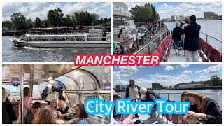 Manchester City River Cruise Tour 2024  MediaCity Salford Quays  Manchester Uk 🇬🇧 [upl. by Alvina]