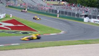 View of Melbourne Grand Prix 2010 from Porsche Chicane Skybox [upl. by Anaher]