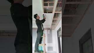 Ceiling ply board fitting [upl. by Ahseuqal155]