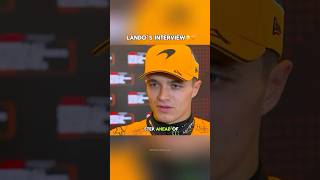 Lando Norris’ Final Quali Interview 🧡🥹 trending formula1 landonorris f1 [upl. by Kcitrap]