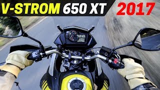 NEW 2017 Suzuki VStrom 650 XT  Update New Design and New Exhaust System [upl. by Fernando]