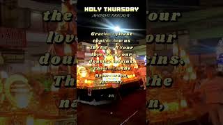 Holy Thursday holyweek maundythursday mishalynqtv short [upl. by Atoiyanap647]