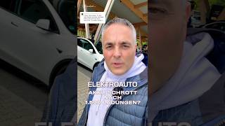 Elektroauto Akku schnell kaputt 🤯 elektroauto tesla youtubecreatorcommunity [upl. by Lauder716]