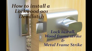 How to Fit a Lockwood 001 Deadlatch [upl. by Llerreg]