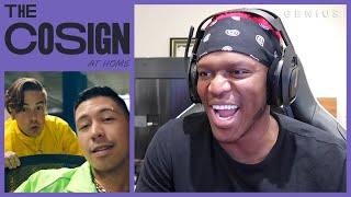 KSI Reacts To YouTube Rappers TMG Dax FaZe Jarvis  The Cosign [upl. by Starling683]