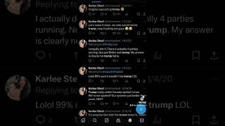 Karlee steel is a trumpy🤡 [upl. by Renmus]