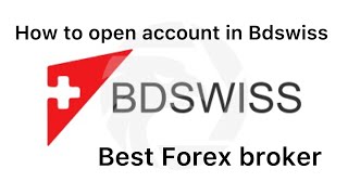 How to create a BDSWISS account  how to open new account  Bdswiss account registration [upl. by Jerroll509]