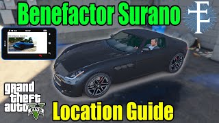 Epsilon Benefactor Surano Location  GTA 5 Story Mode [upl. by Odnomyar]