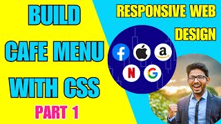 Build Cafe Menu Part 1  HTML amp CSS Tutorial  RESPONSIVE WEB DEVELOPMENT  FreeCodeCamp [upl. by Arquit]