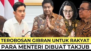 RESPON CEPAT GIBRAN UNTUK RAKYAT 🔥🔥 MARUARAR SIRAIT DAN PARA MENTERI TIDAK MENYANGKA GIBRAN TERBAIK [upl. by Asikal414]