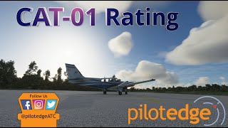 PilotEdge CAT01 Rating NonTowered to NonTowered  Communications amp Airspace Training [upl. by Naimed]