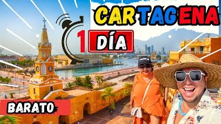 ¿QUE HACER EN CARTAGENA EN UN DIA 😱¡No creerás TODO lo que conocimos❗️Itinerario Completo BARATO✅ [upl. by Ayote145]