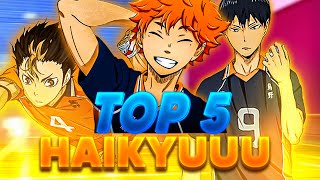 5 personnages qui vont te faire adorer Haikyu [upl. by Ecaj]