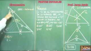 CIRCUNCENTRO PROBLEMA RESUELTO DE PUNTOS NOTABLES EN UN TRIANGULO [upl. by Rambert]