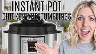 Instant Pot Chicken and Dumplings  Perfect for Beginners [upl. by Novyert540]