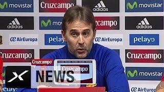 Julen Lopetegui Systeme sind Mysterien  WMQuali  Spanien  Mazedonien [upl. by Hildegaard]