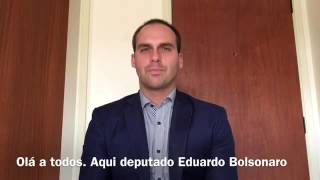 Lauro Jardim tenta incriminar Eduardo Bolsonaro 07DEZ2016 [upl. by Haila256]