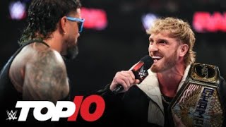 Top 10 Monday Night Raw moments WWE Top 10 April 29 2024 [upl. by Poll]