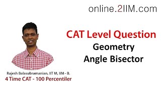 Geometry  Angle Bisector Two Questions [upl. by Lrigybab]