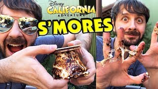 Smores MESSIEST Disneyland Treat  Smokejumpers Grill [upl. by Myer]