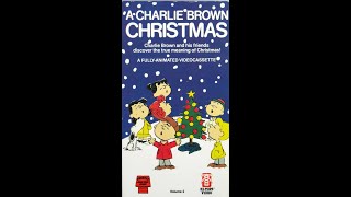 Opening to A Charlie Brown Christmas 1987 VHS [upl. by Werby]