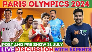 🔴 Day 5 Pre Show  Paris Olympics 2024  Badminton Table Tennis Nikhat Zareen  Full Analysis [upl. by Swope]