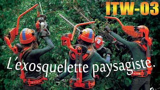 Exosquelette EXHAUSS HPXO pour paysagiste  CHARAMATHIEU Espaces Verts ITW 3 [upl. by Fenner188]