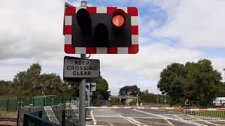 Nether Poppleton Level Crossing  North Yorkshire [upl. by Oivlis76]