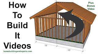 How To Calculate Gable Roof Ridge And Post Height Measurements  Its Easier Than You Think [upl. by Blinni]