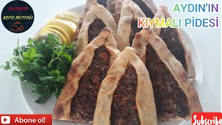 AYDININ KIYMALI PİDE TARİFİ  KIYMALI PİDE NASIL YAPILIR [upl. by Yetsirhc]