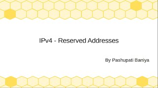 IPv4 Reserved Addresses  Reserved IP addresses  Reserved IPv4 Addresses  Networking  IP Ranges [upl. by Gnuhc]