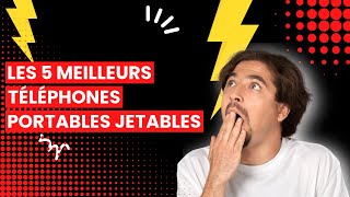 TÉLÉPHONE MOBILE JETABLE Les 5 meilleurs téléphones portables jetables ✅ [upl. by Ahcsas62]