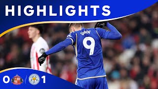 VARDY WINNER Sinks Sunderland 🐐  Sunderland 0 Leicester City 1 [upl. by Yvor]