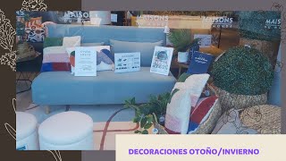 IDEAS PARA DECORAR TUS SOFÁS OTOÑOINVIERNOMAISONS DU MONDE [upl. by Teews]