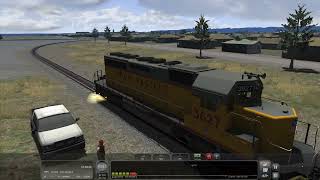 Train Simulator Classic  Jointed Rail EMD SD402  Yard Work Laramie  4K UHD [upl. by Imelida296]