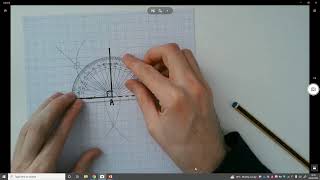 390 Constructing Angles 45 Degrees [upl. by Ehcar191]