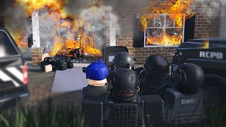 House EXPLODES while SWAT BREACH emergency response liberty county [upl. by Cozmo]