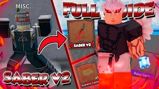 King Legacy Update 5 How To Get Saber V2 Fast  Full Guide [upl. by Irina575]