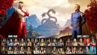 MK1 Homelander Vs OmniMan  Mortal Kombat 1 Gameplay [upl. by Molini]